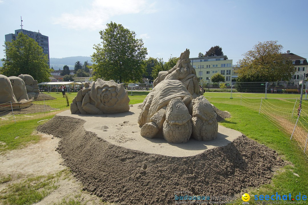 Sandskulpturenfestival: Rorschach am Bodensee, 24.08.2017