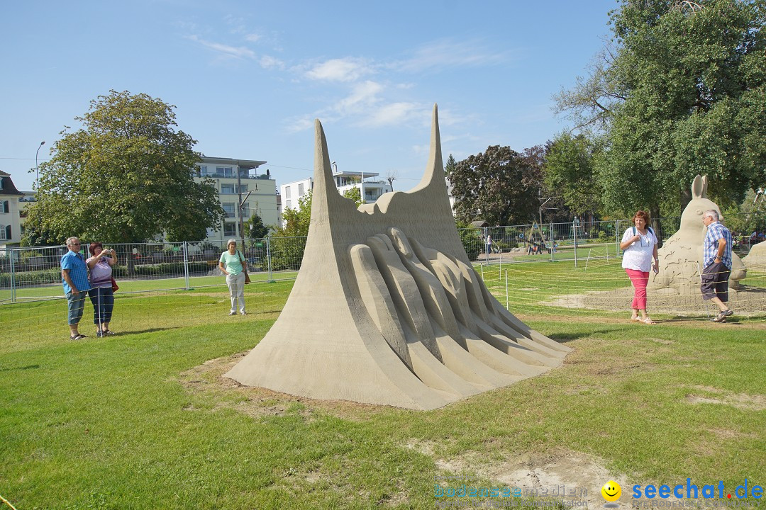 Sandskulpturenfestival: Rorschach am Bodensee, 24.08.2017