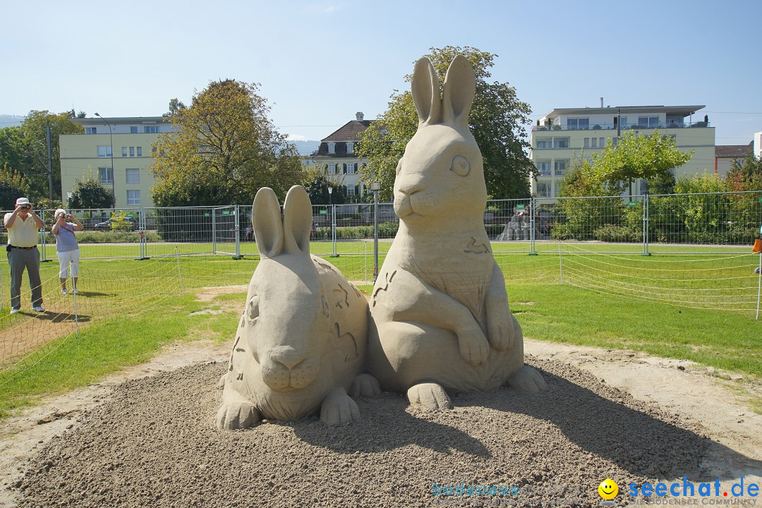 Sandskulpturenfestival: Rorschach am Bodensee, 24.08.2017