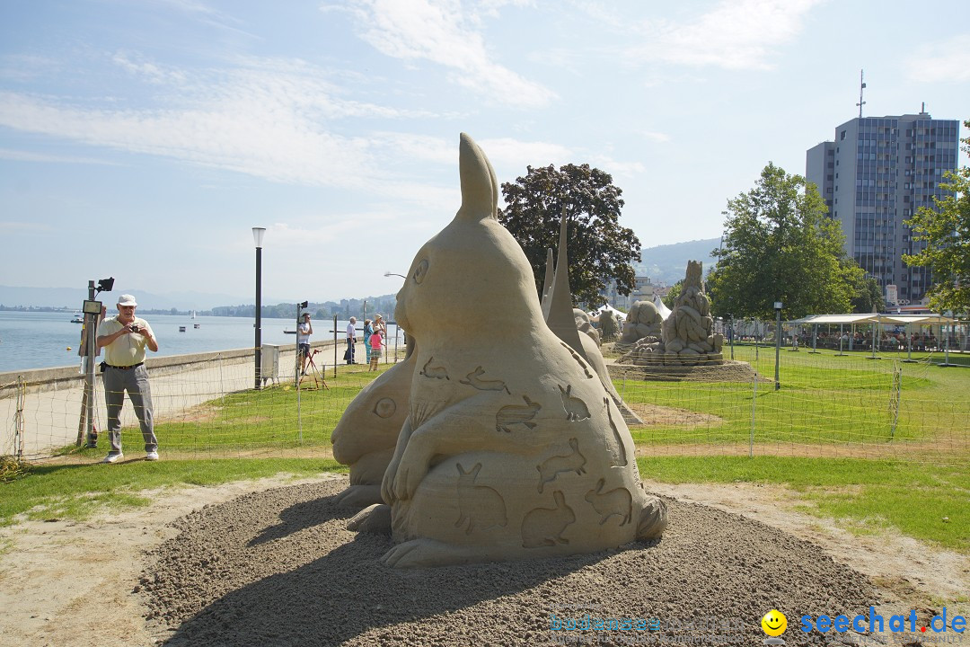 Sandskulpturenfestival: Rorschach am Bodensee, 24.08.2017