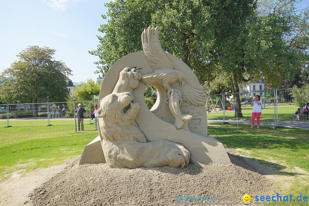 Sandskulpturenfestival: Rorschach am Bodensee, 24.08.2017
