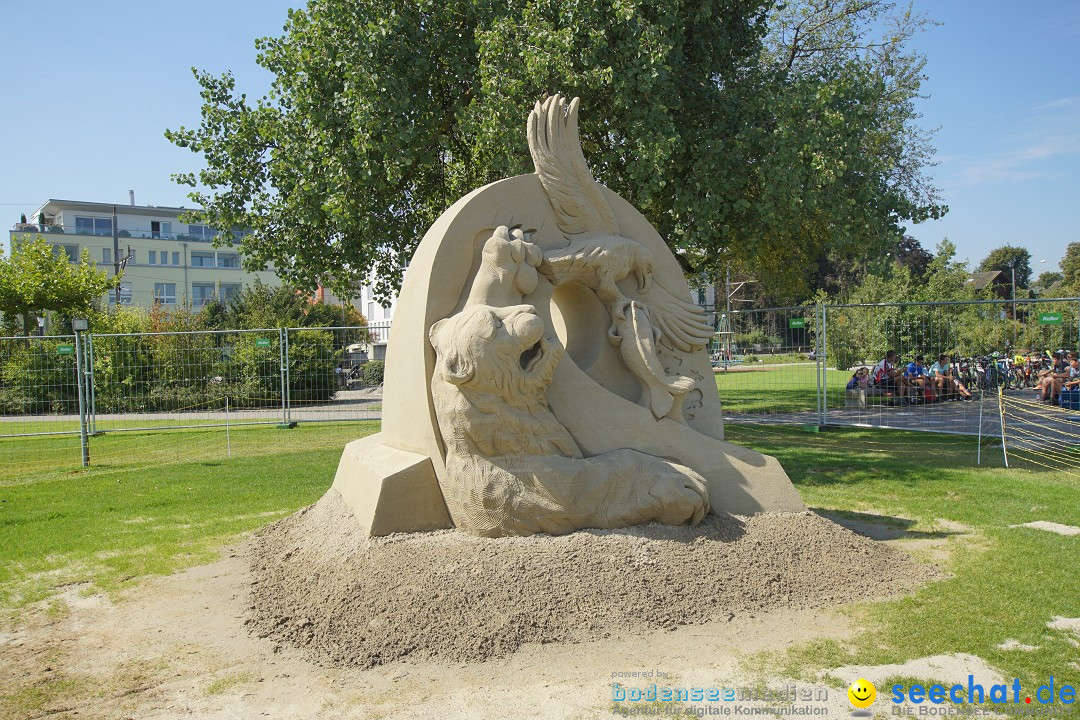 Sandskulpturenfestival: Rorschach am Bodensee, 24.08.2017