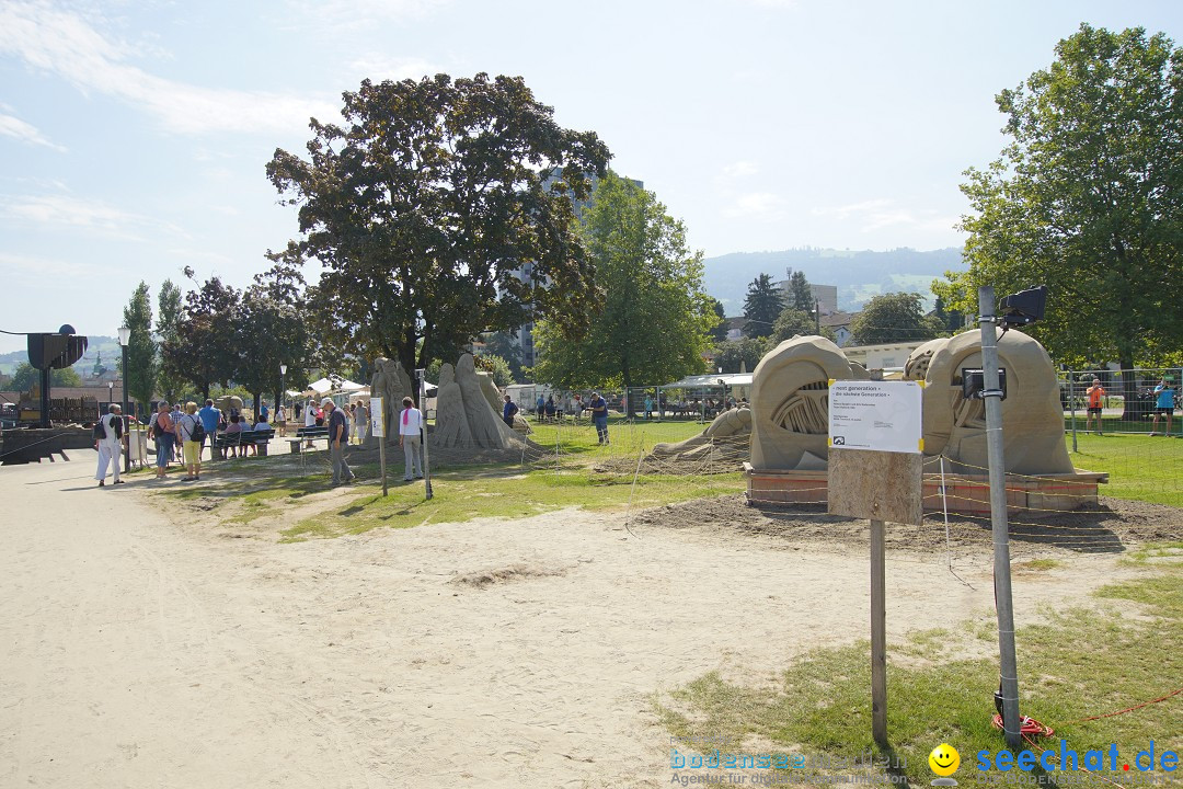 Sandskulpturenfestival: Rorschach am Bodensee, 24.08.2017