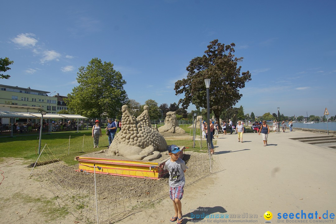 Sandskulpturenfestival: Rorschach am Bodensee, 24.08.2017