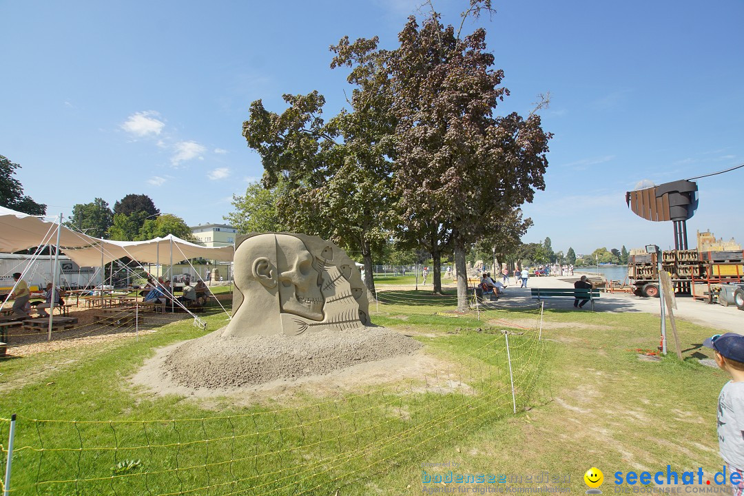 Sandskulpturenfestival: Rorschach am Bodensee, 24.08.2017