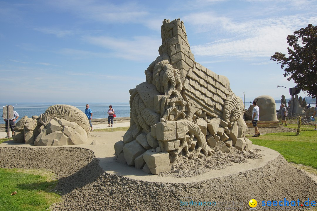 Sandskulpturenfestival: Rorschach am Bodensee, 24.08.2017