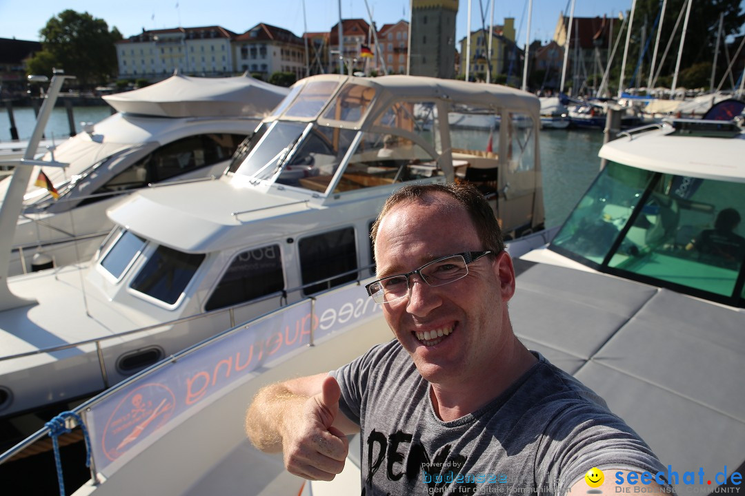 BODENSEEBOOT Bodensee Dreilaenderquerung, Thais Sant-Ana: Lindau, 23.08.17