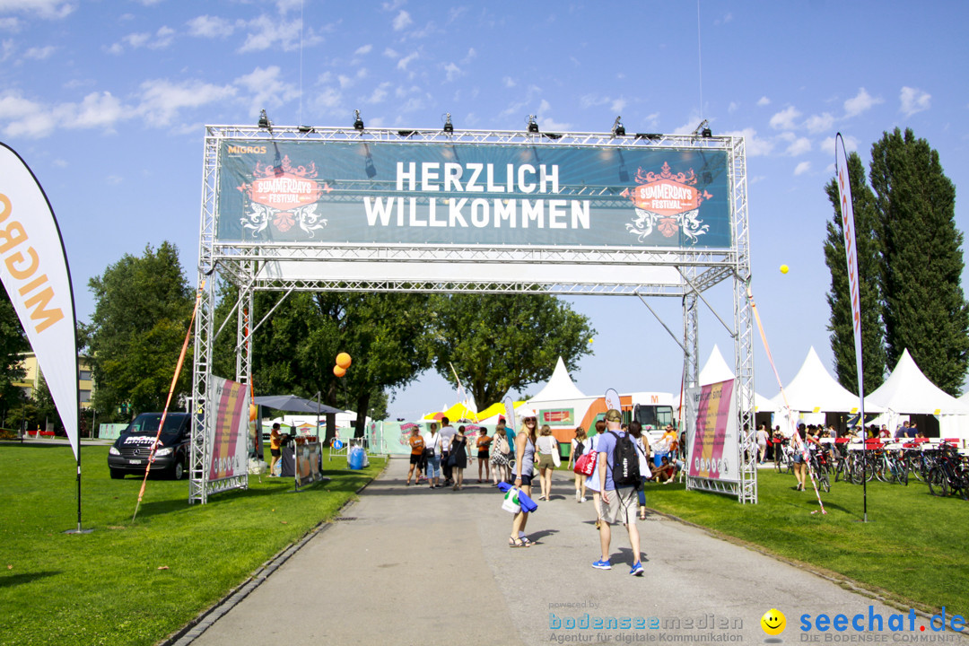 Summerdays Festival: Arbon in der Schweiz am Bodensee, 26.08.2017