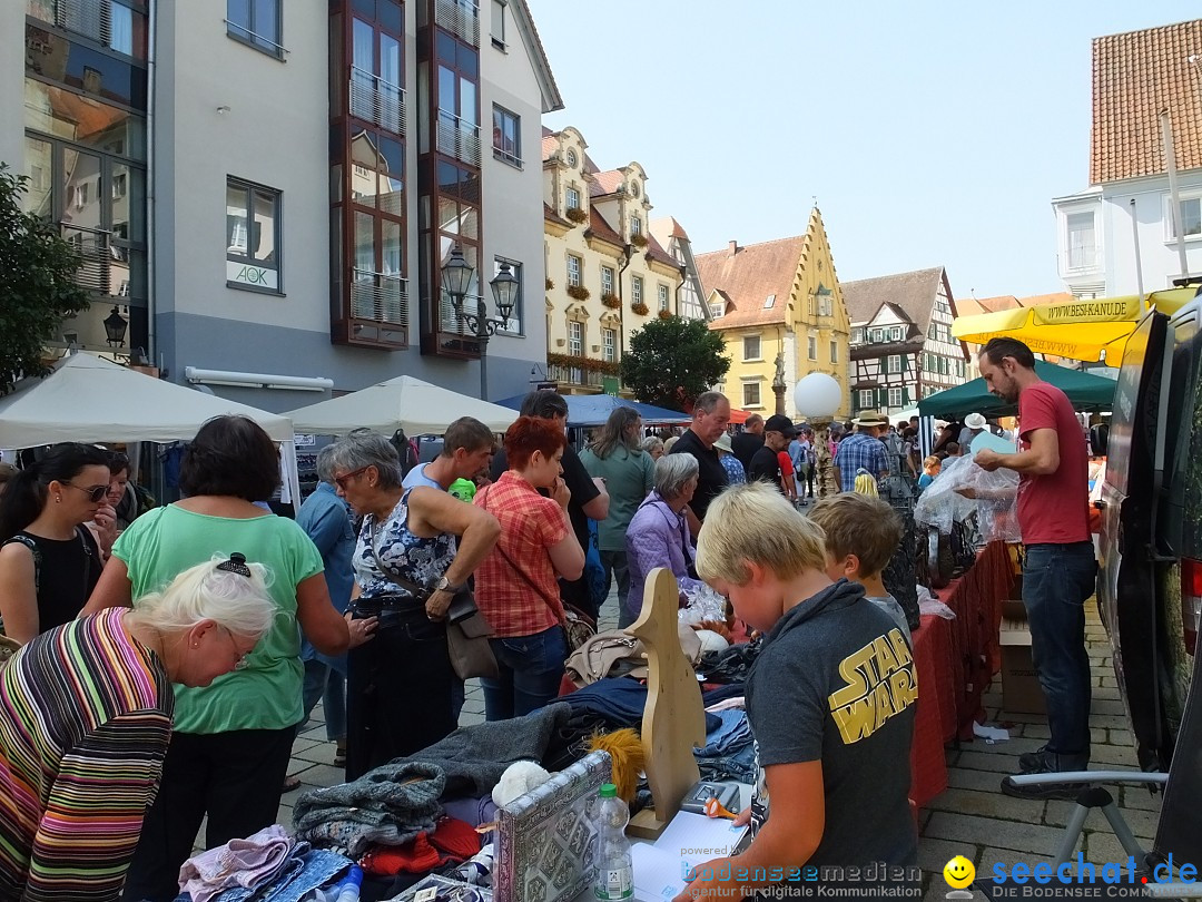 Flohmarkt in Sigmaringen am Bodensee, 26.08.2017