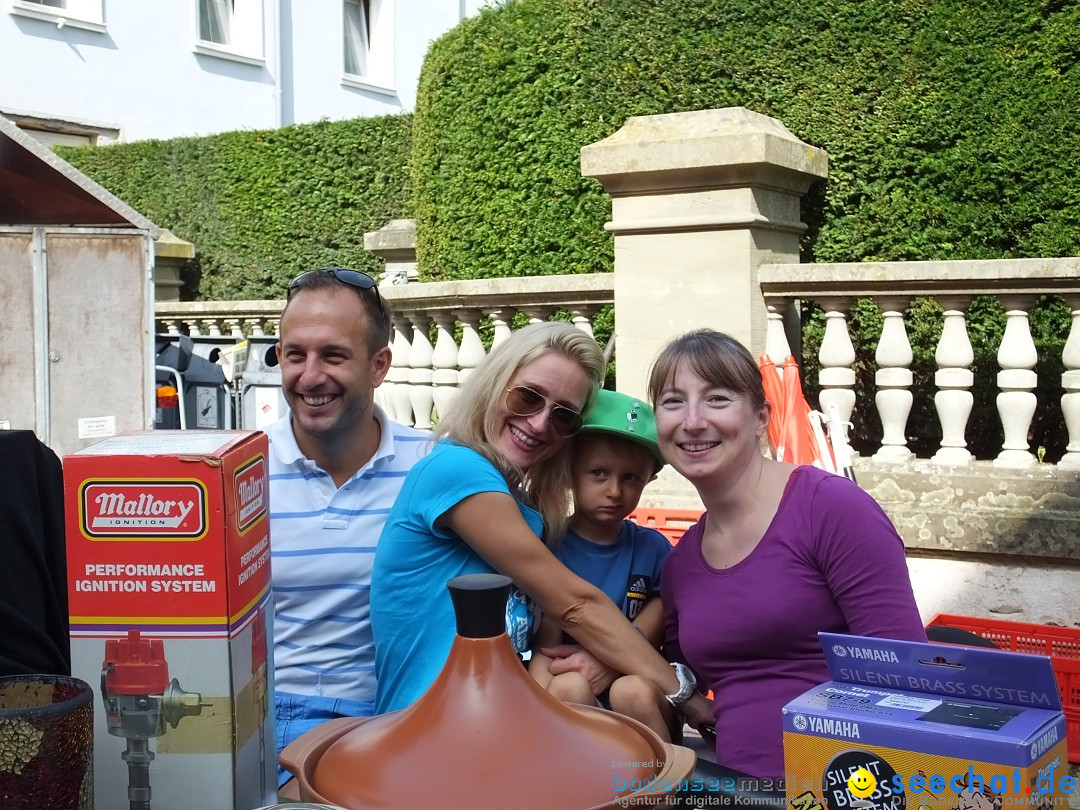Flohmarkt in Sigmaringen am Bodensee, 26.08.2017