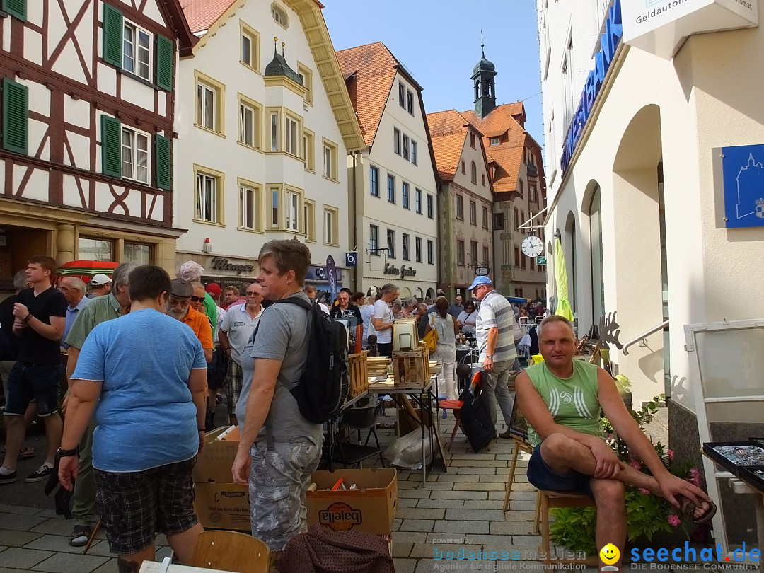 Flohmarkt in Sigmaringen am Bodensee, 26.08.2017