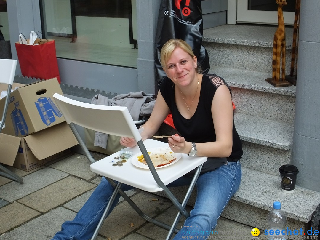 Flohmarkt in Sigmaringen am Bodensee, 26.08.2017