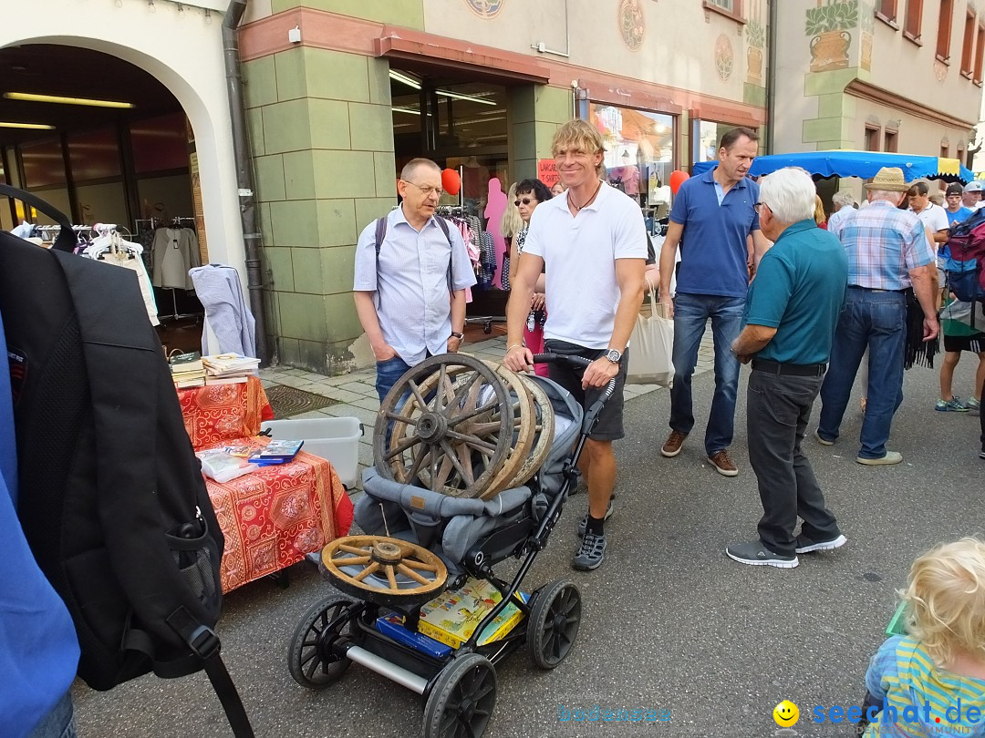 Flohmarkt in Sigmaringen am Bodensee, 26.08.2017