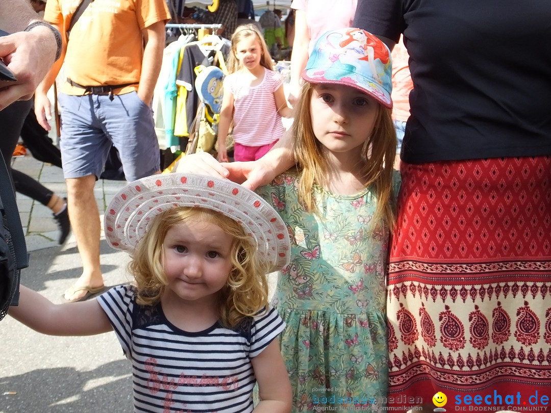 Flohmarkt in Sigmaringen am Bodensee, 26.08.2017