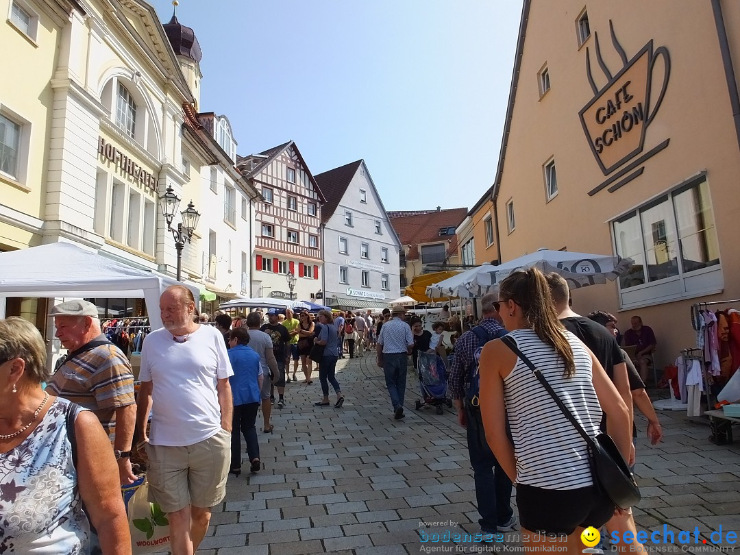 Flohmarkt in Sigmaringen am Bodensee, 26.08.2017