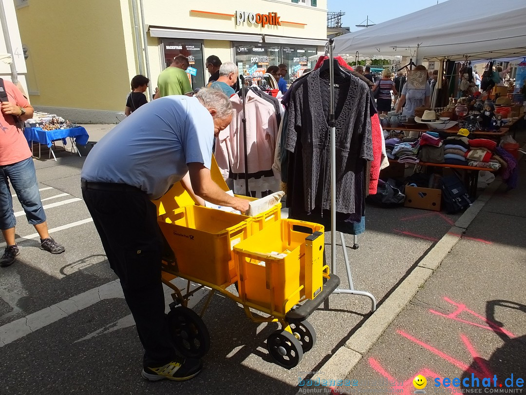Flohmarkt in Sigmaringen am Bodensee, 26.08.2017