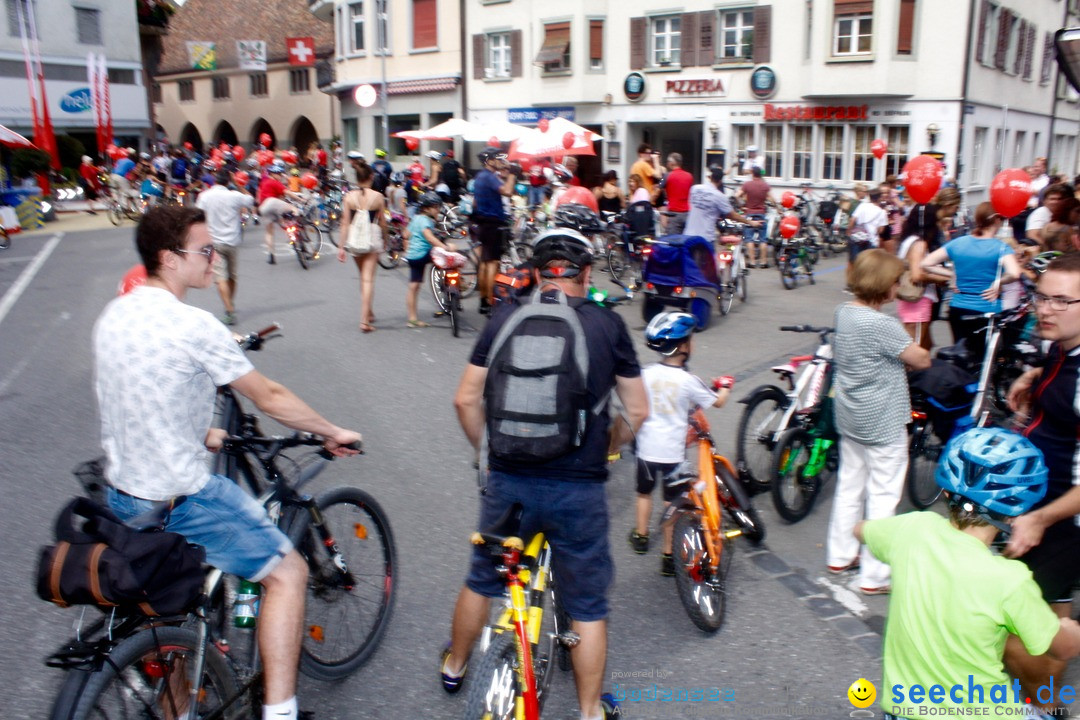 SlowUp Romanshorn mit TEAM seechat.de Bodensee-Community, 27.08.17