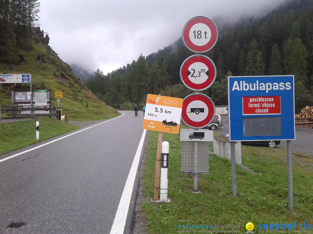 seechat.de Team beim SlowUp Mountain Albula Schweiz, 03.09.2017
