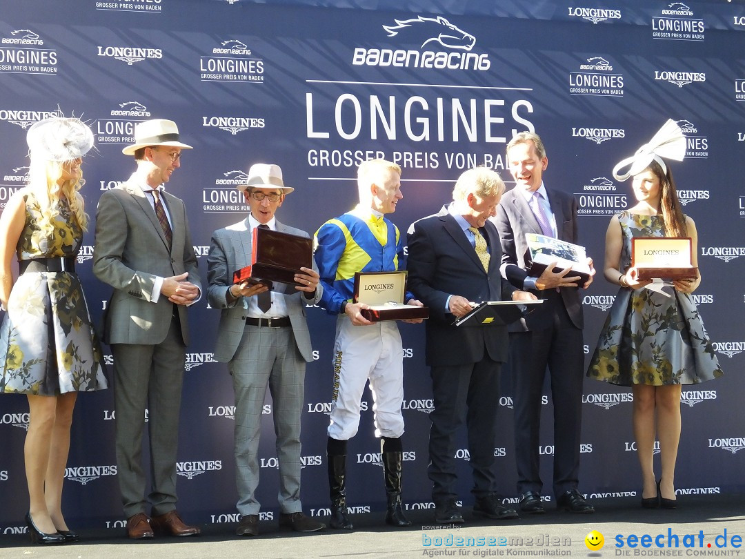 Pferderennen: Baden-Racing - GROSSE WOCHE 2017: Baden-Baden, 03.09.2017