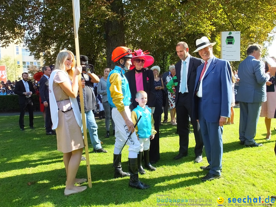 Pferderennen: Baden-Racing - GROSSE WOCHE 2017: Baden-Baden, 03.09.2017