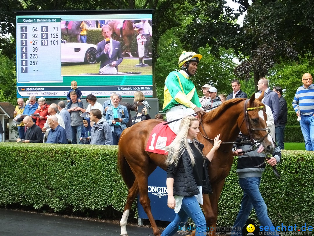 Pferderennen: Baden-Racing - GROSSE WOCHE 2017: Baden-Baden, 03.09.2017