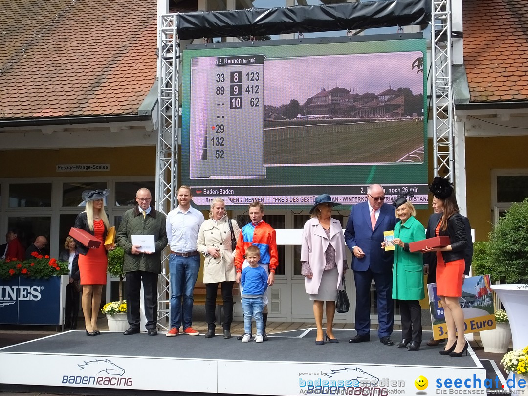 Pferderennen: Baden-Racing - GROSSE WOCHE 2017: Baden-Baden, 03.09.2017