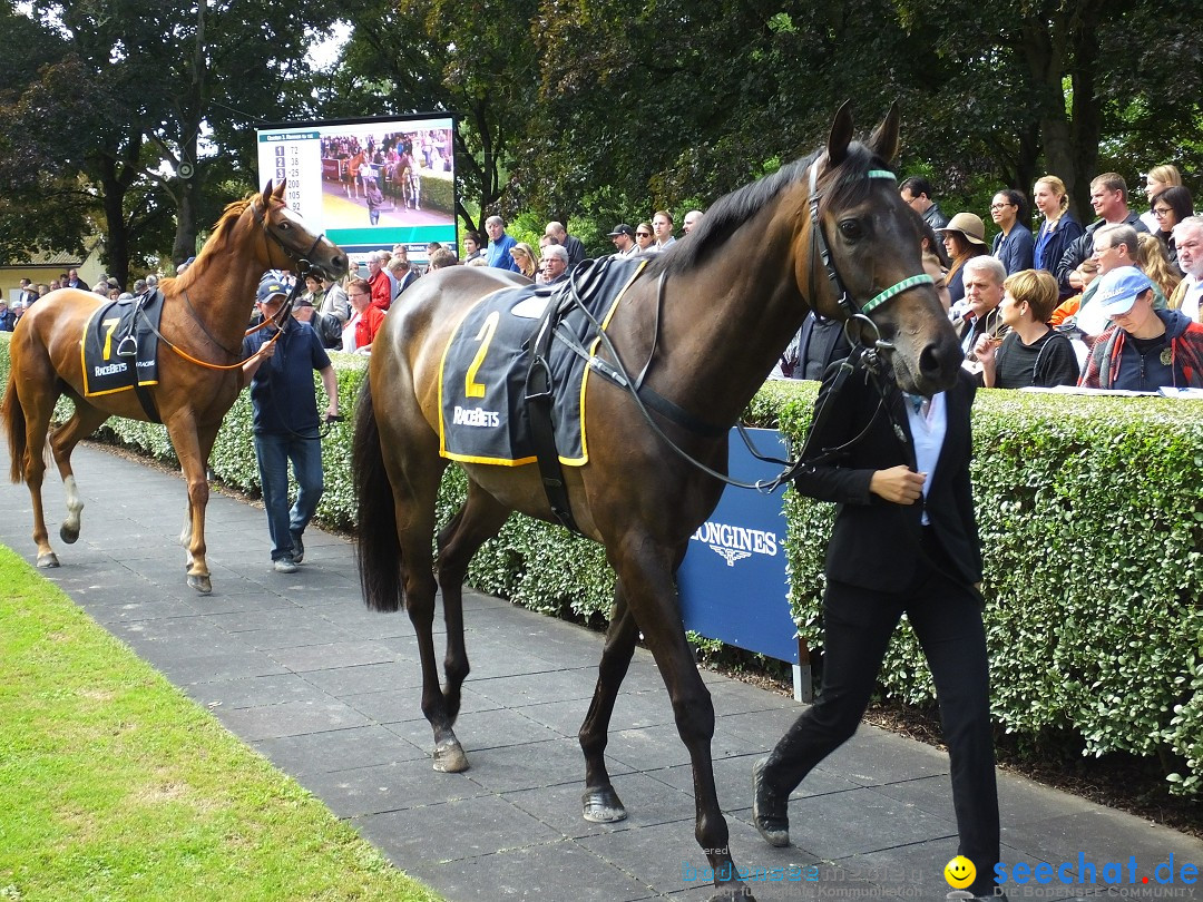 Pferderennen: Baden-Racing - GROSSE WOCHE 2017: Baden-Baden, 03.09.2017