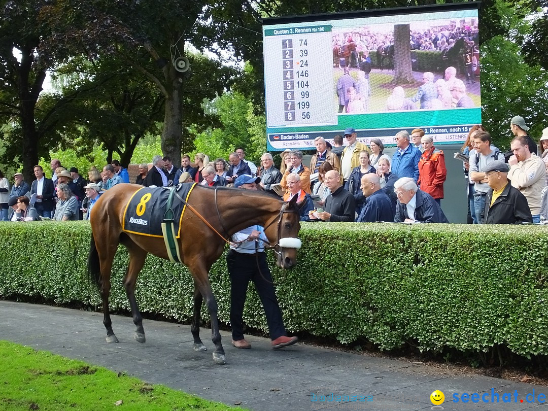 Pferderennen: Baden-Racing - GROSSE WOCHE 2017: Baden-Baden, 03.09.2017
