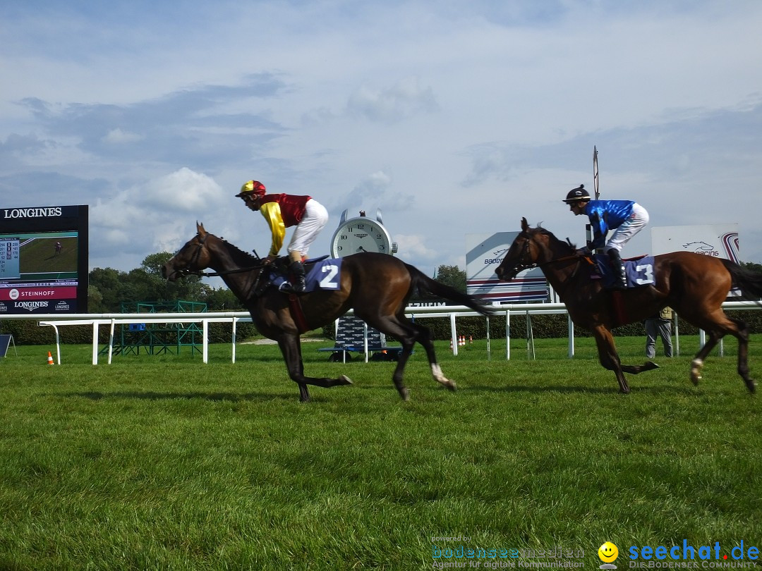 Pferderennen: Baden-Racing - GROSSE WOCHE 2017: Baden-Baden, 03.09.2017