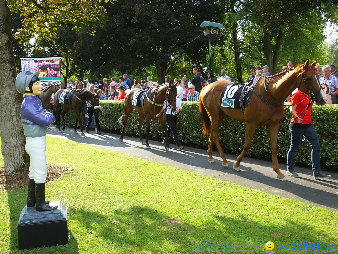 Pferderennen: Baden-Racing - GROSSE WOCHE 2017: Baden-Baden, 03.09.2017
