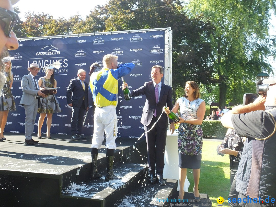 Pferderennen: Baden-Racing - GROSSE WOCHE 2017: Baden-Baden, 03.09.2017