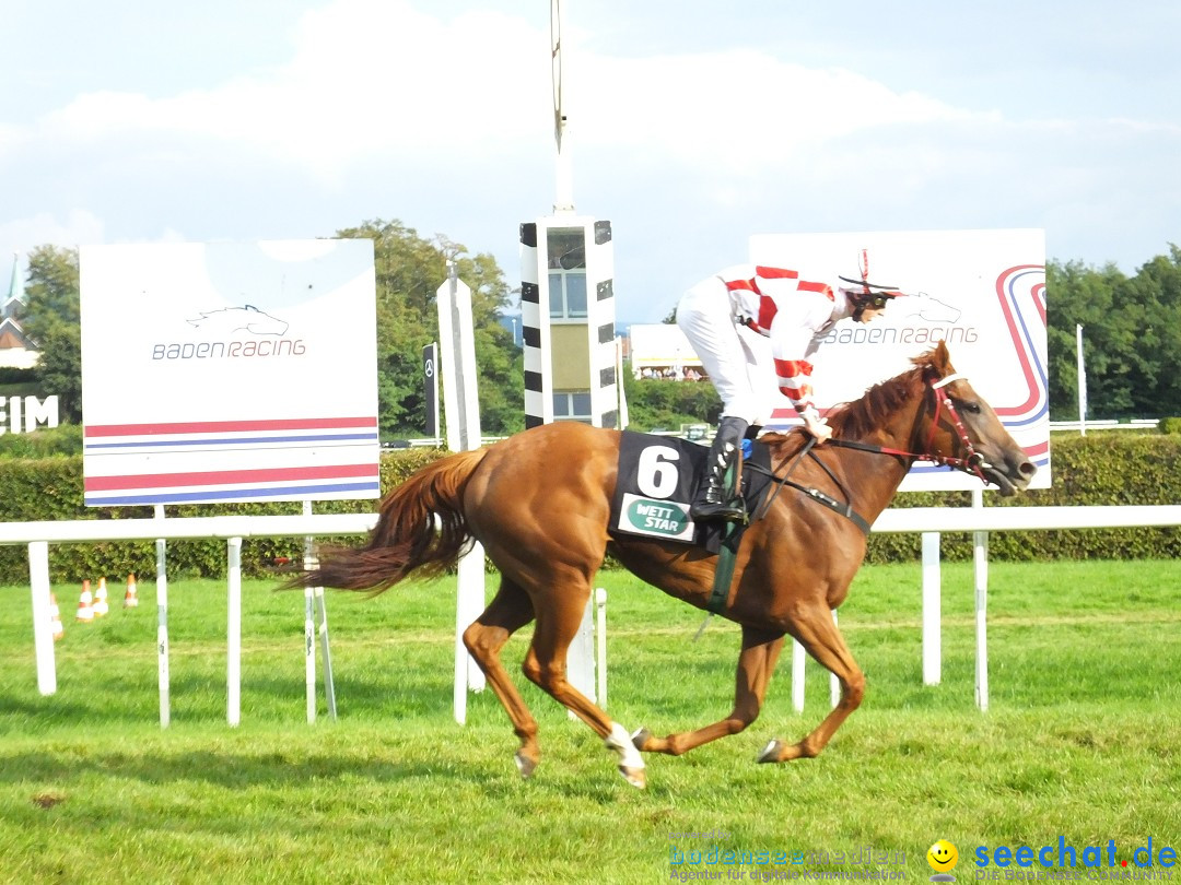 Pferderennen: Baden-Racing - GROSSE WOCHE 2017: Baden-Baden, 03.09.2017