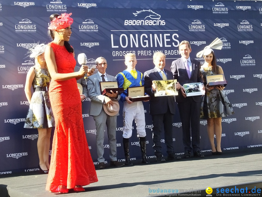 Pferderennen: Baden-Racing - GROSSE WOCHE 2017: Baden-Baden, 03.09.2017