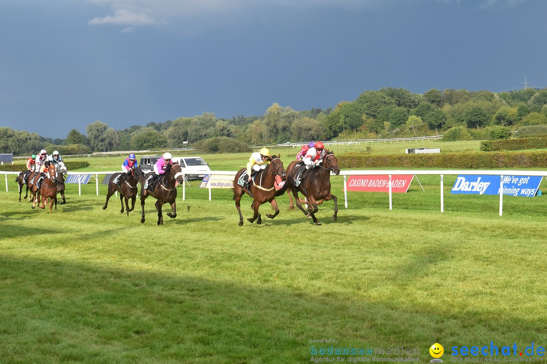 Pferderennen: Baden-Racing - GROSSE WOCHE 2017: Baden-Baden, 03.09.2017