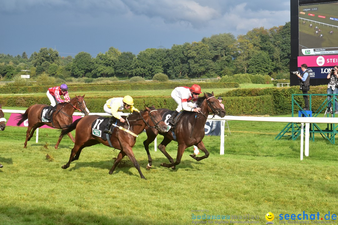 Pferderennen: Baden-Racing - GROSSE WOCHE 2017: Baden-Baden, 03.09.2017