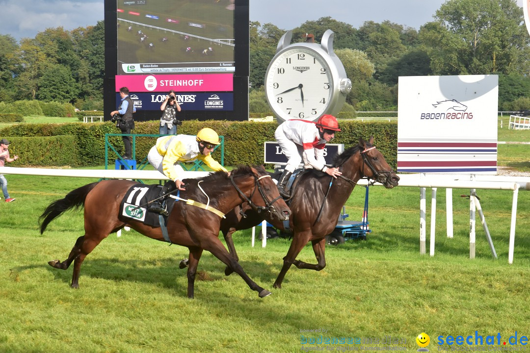 Pferderennen: Baden-Racing - GROSSE WOCHE 2017: Baden-Baden, 03.09.2017