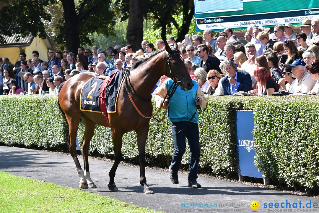 Pferderennen: Baden-Racing - GROSSE WOCHE 2017: Baden-Baden, 03.09.2017