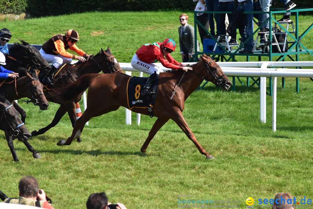 Pferderennen: Baden-Racing - GROSSE WOCHE 2017: Baden-Baden, 03.09.2017