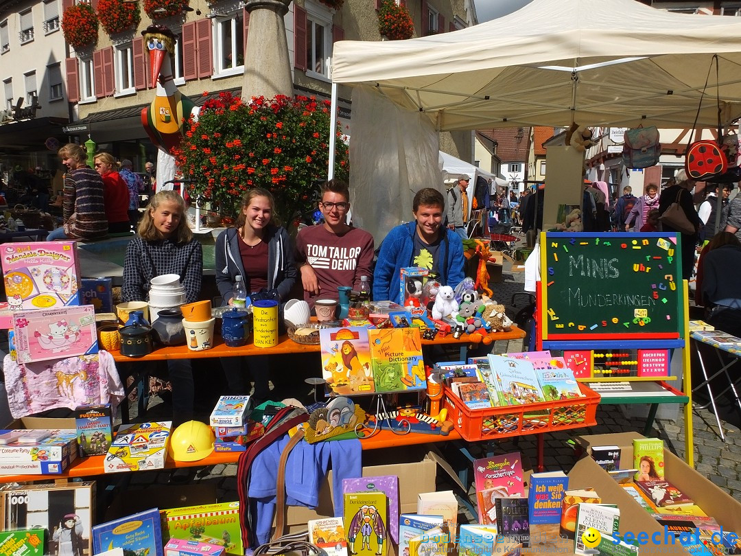 Flohmarkt in Munderkingen am Bodensee, 17.09.2017