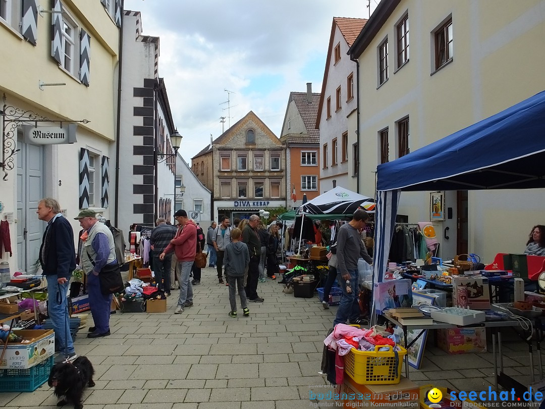 Flohmarkt in Munderkingen am Bodensee, 17.09.2017