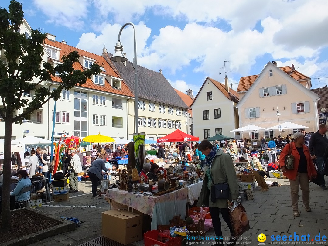 Flohmarkt in Munderkingen am Bodensee, 17.09.2017