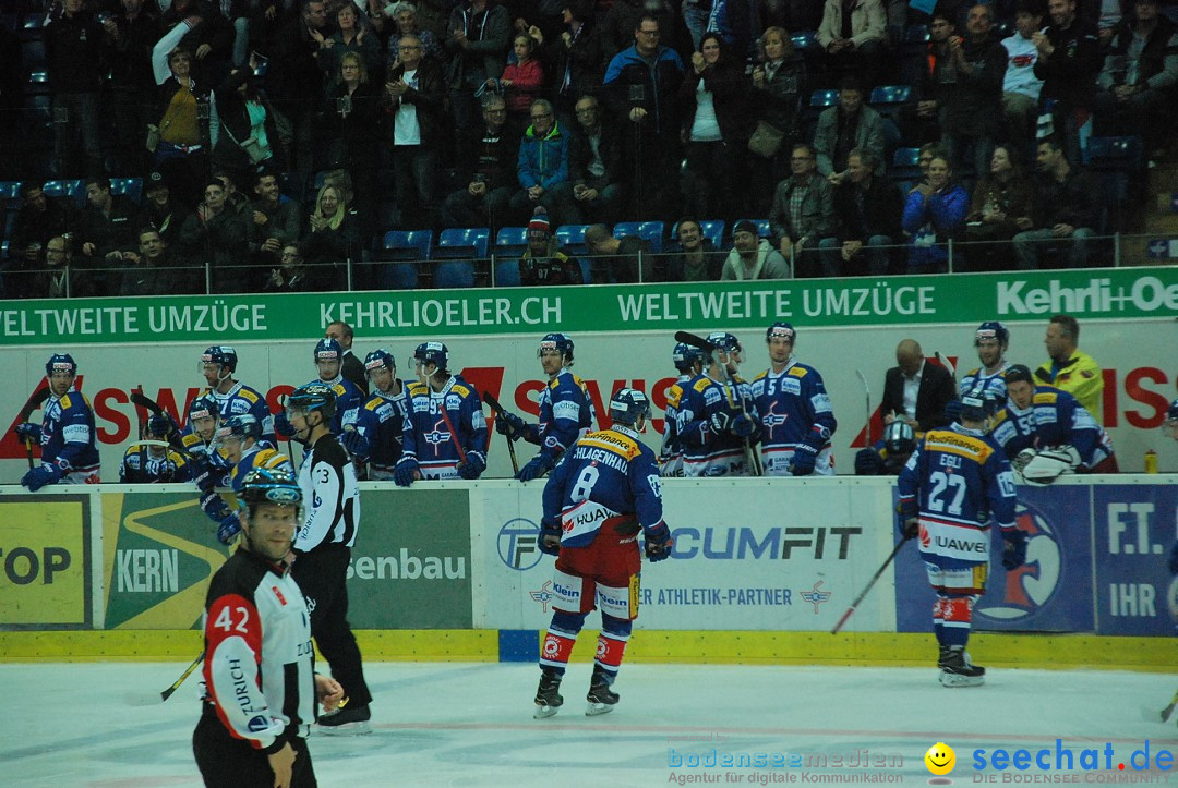 Eishockey Kloten - Schweiz: EHC Kloten vs. HC Lugano 3:1, 17.10.2017