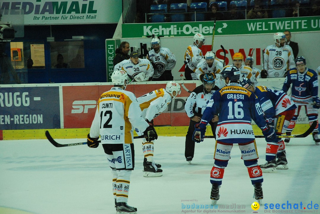 Eishockey Kloten - Schweiz: EHC Kloten vs. HC Lugano 3:1, 17.10.2017