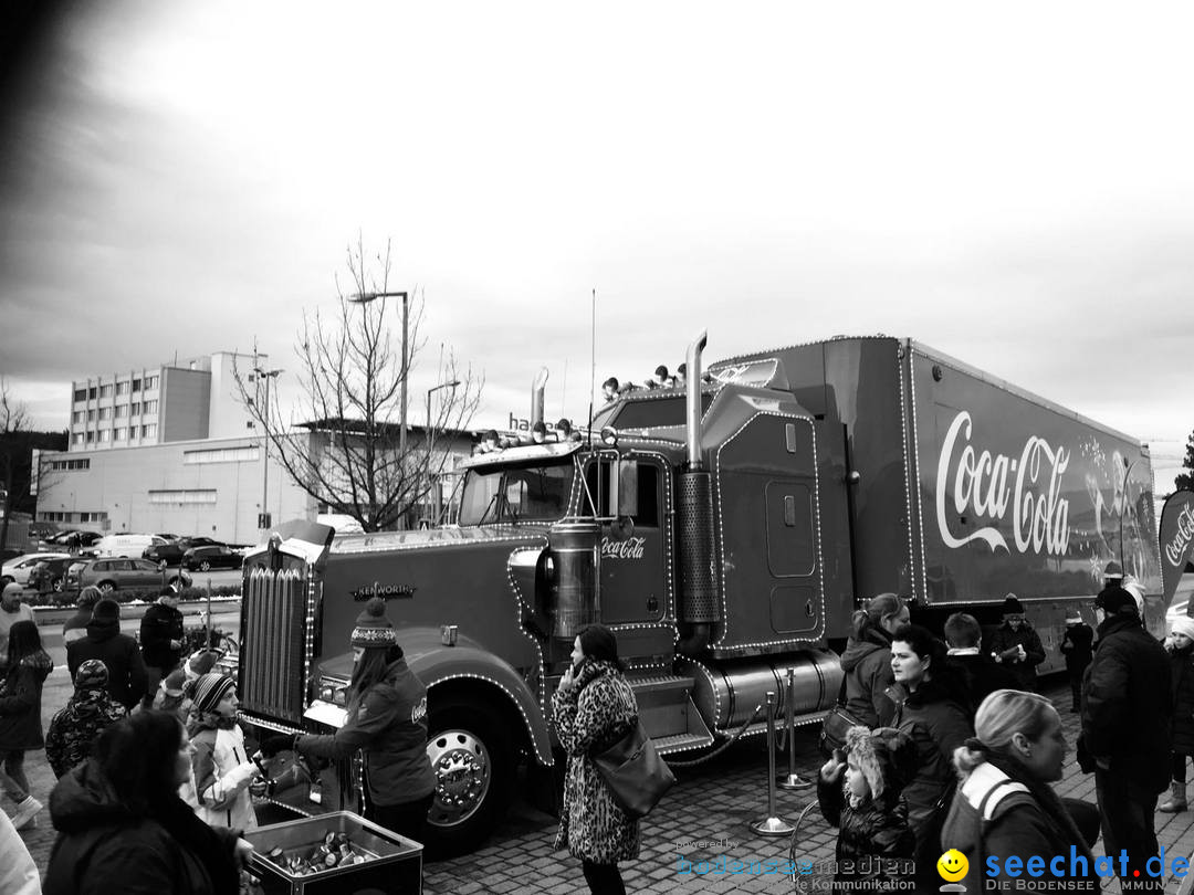 Die Coca-Cola Weihnachtstruck Tour: Winterthur - Schweiz, 15.12.2017