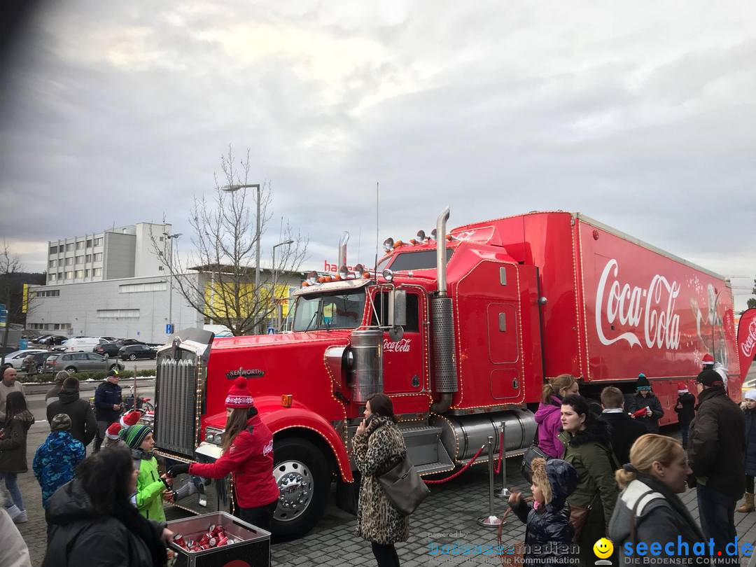 Die Coca-Cola Weihnachtstruck Tour: Winterthur - Schweiz, 15.12.2017