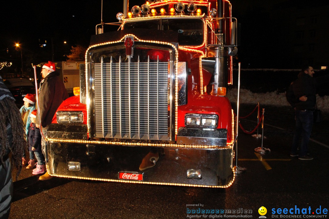 Die Coca-Cola Weihnachtstruck Tour: St. Gallen - Schweiz, 16.12.2017