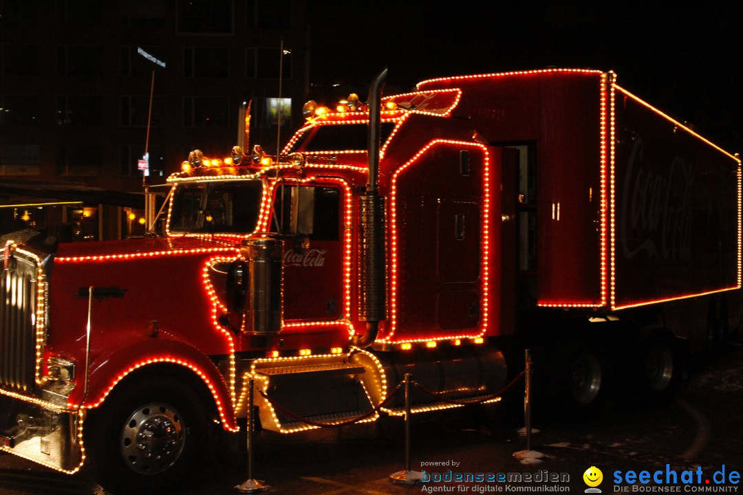 Die Coca-Cola Weihnachtstruck Tour: St. Gallen - Schweiz, 16.12.2017