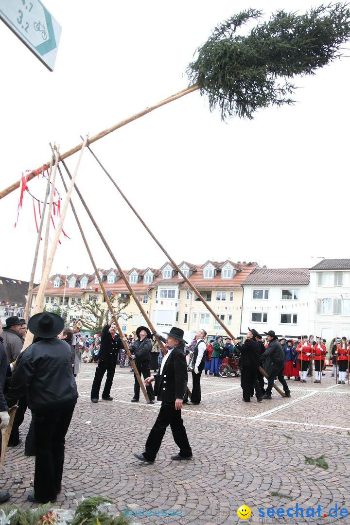 Narrenbaumstellen: Markdorf am Bodensee, 03.02.2018