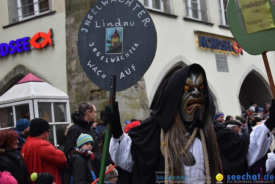 Fasnetsumzug - Narrensprung: Lindau am Bodensee, 11.02.2018
