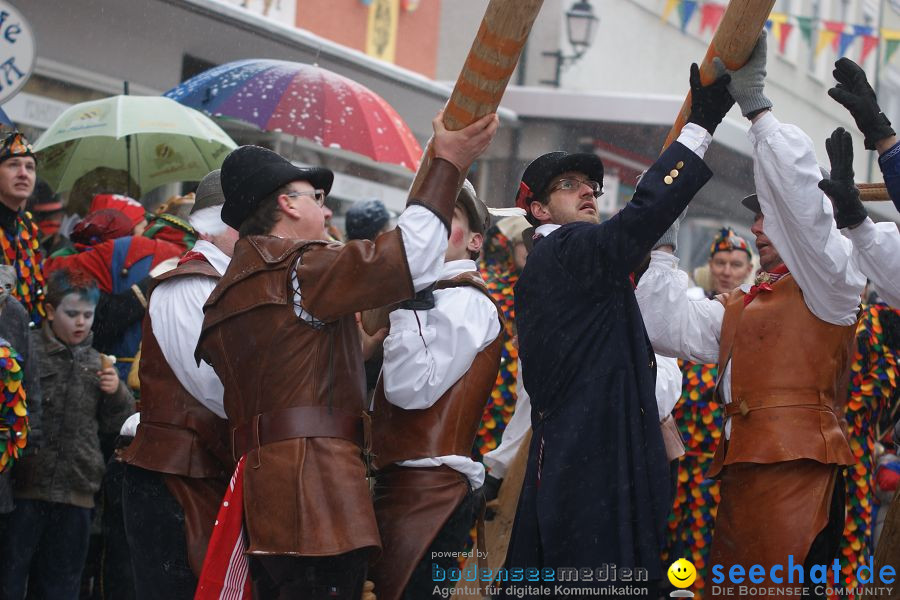 Narrenbaumstellen: Stockach, 11.02.2010
